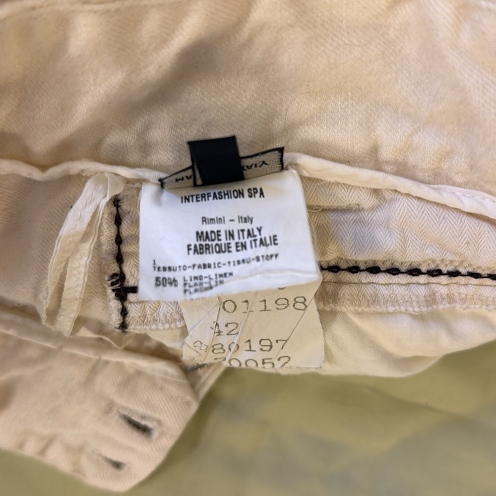 Marithe Francois Girbaud: Cream Wide-Leg Pants - Picture 12 of 16